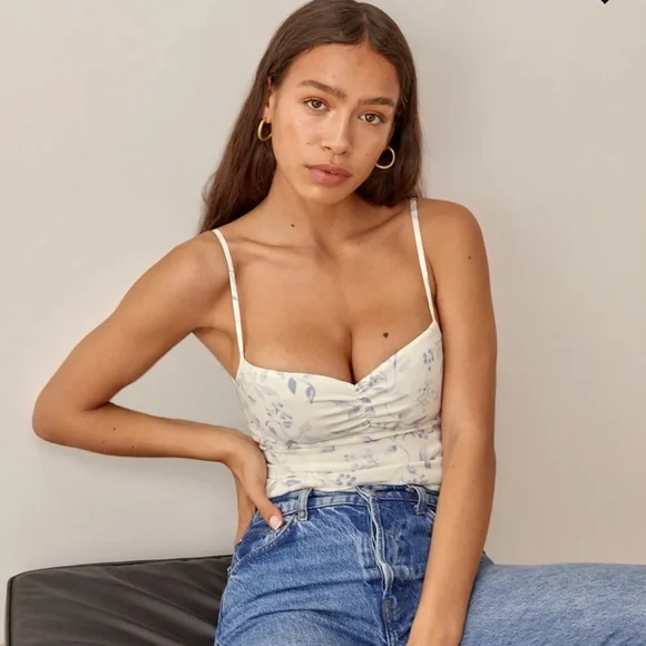 NWT REFORMATION Thiago Top 🫐🧺 - Picture 1 of 7